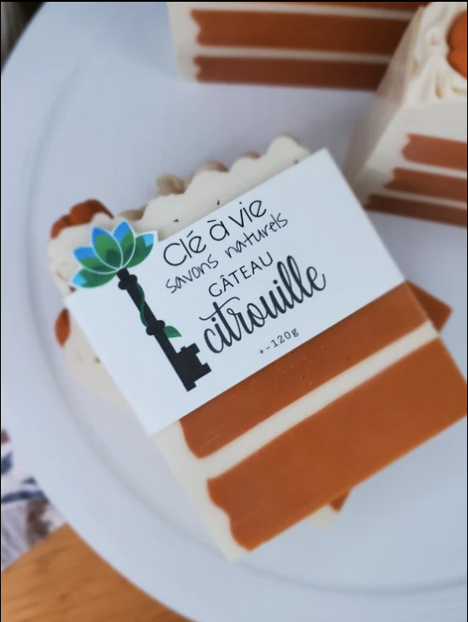 Savon Gâteau à la citrouille - Clé à vie